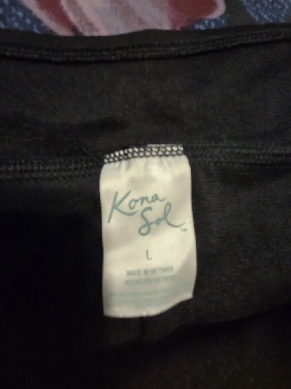 Kona Sol Black Swim Shorts with Side Cutouts - Picture 2 of 5